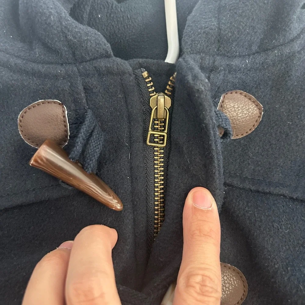 Gymboree‎ Navy Blue Peacoat Toggle Hooded Jacket Kids 2T 3T